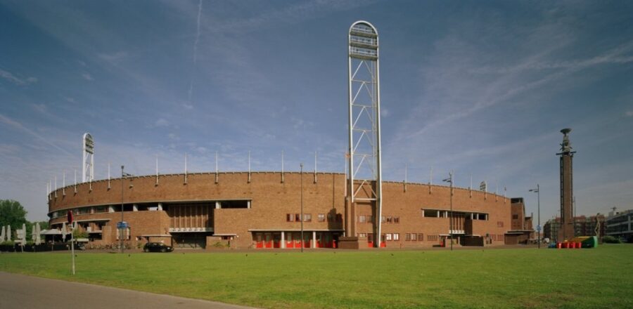 Olympisch Stadion in Amsterdam, start en finish van de Amsterdam Marathon