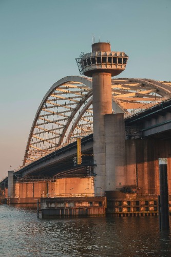 Van Brienenoordbrug in Rotterdam